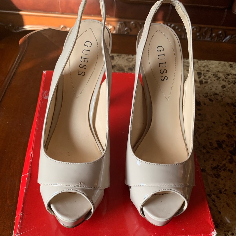 Guess 4 inch high heels with open toe